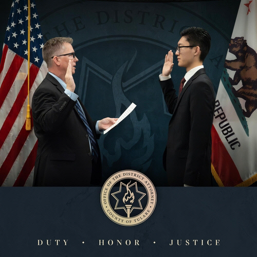 17세에 미국 변호사시험에 합격하고 18세에 검사로 임용된 피터 박. 툴레어카운티 지방검찰청(TCDA) 페이스북 게시물. 연합뉴스